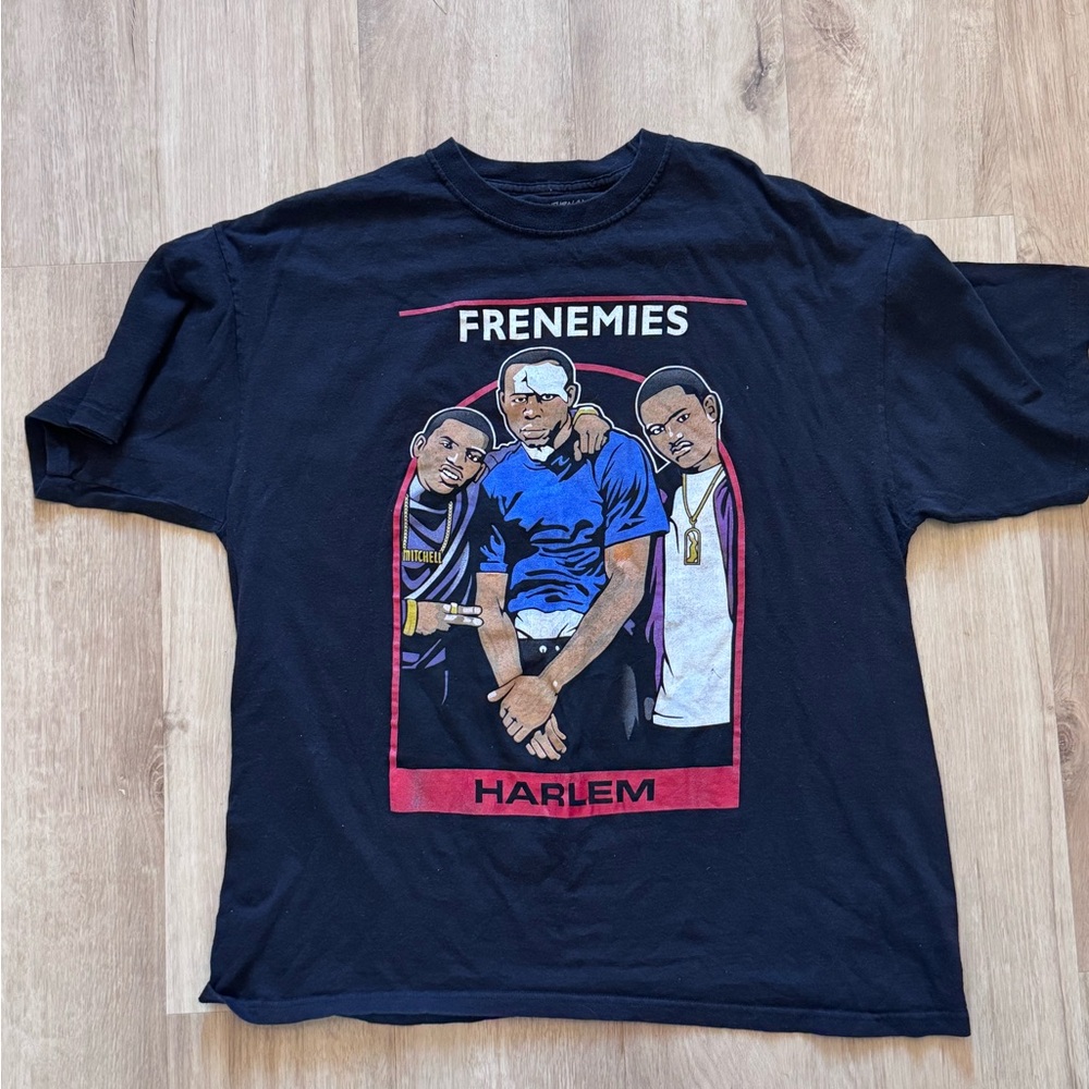 Frenemies Harlem Graphic Tee - Black Crew Neck